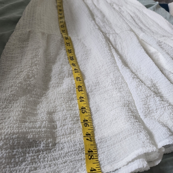 ASTR The Label XL Puff Sleeve Dress White Cottagecore Boho Peasant Bridal Modest - Picture 9 of 9